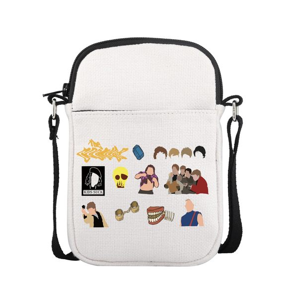 Movie Gift‚80S Movie Lover Crossbody Bag Movie Merchandise Movie UwU - Picture 1 of 7